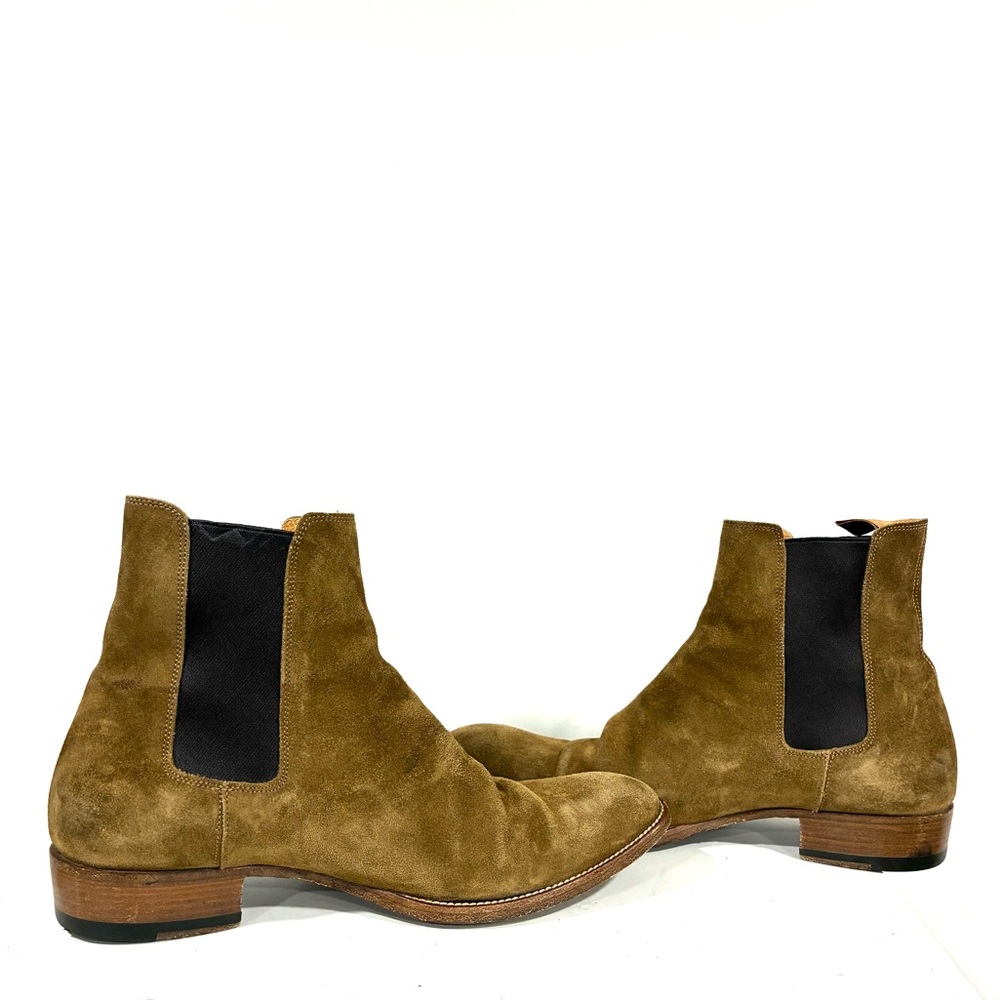 $1290 Saint Laurent Wyatt Chelsea Boot Size US 7 EU 40 - Picture 7 of 12